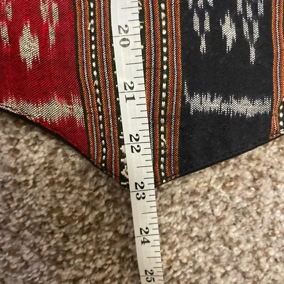 Rico International Vintage Woven Thai Silk Waist Coat Vest - Picture 5 of 5